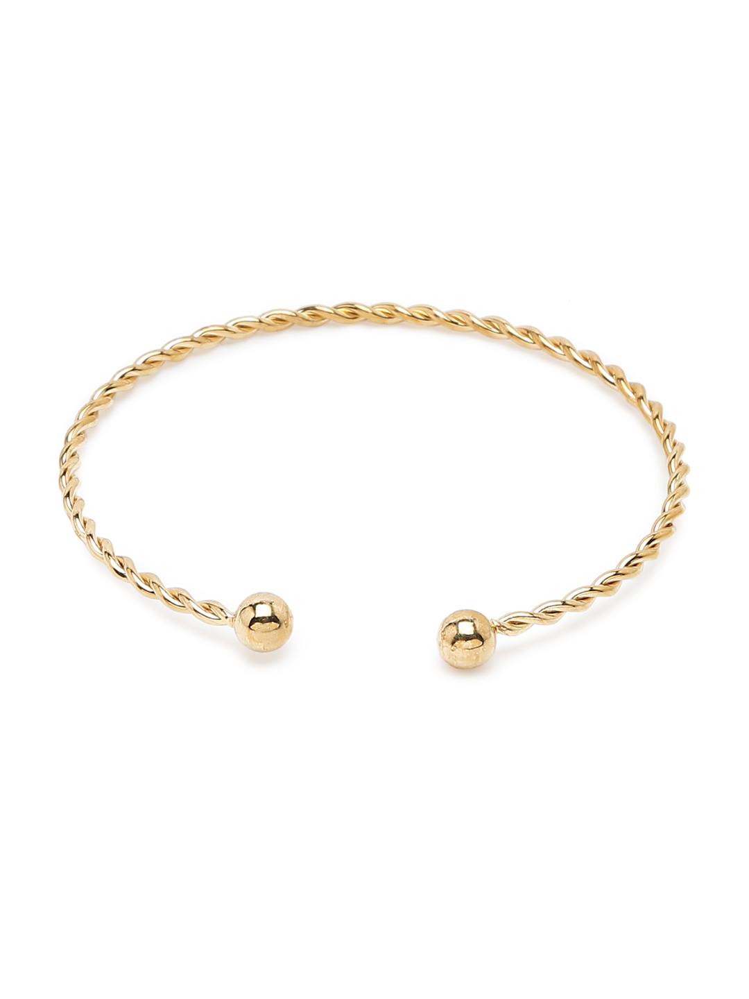 YouBella Jewellery Gold Plated Charm Bracelet Bangle for Girls and Women (Gold) (YBBN_91970)